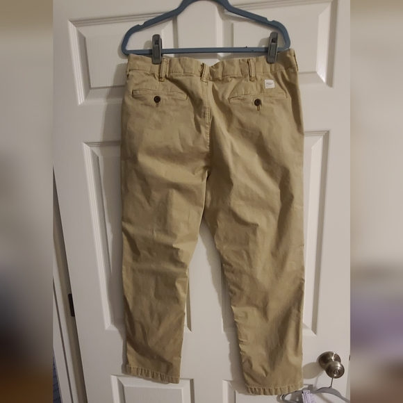 American Eagle Khaki Men Pants Size 36x30 Original Straight - Picture 2 of 8